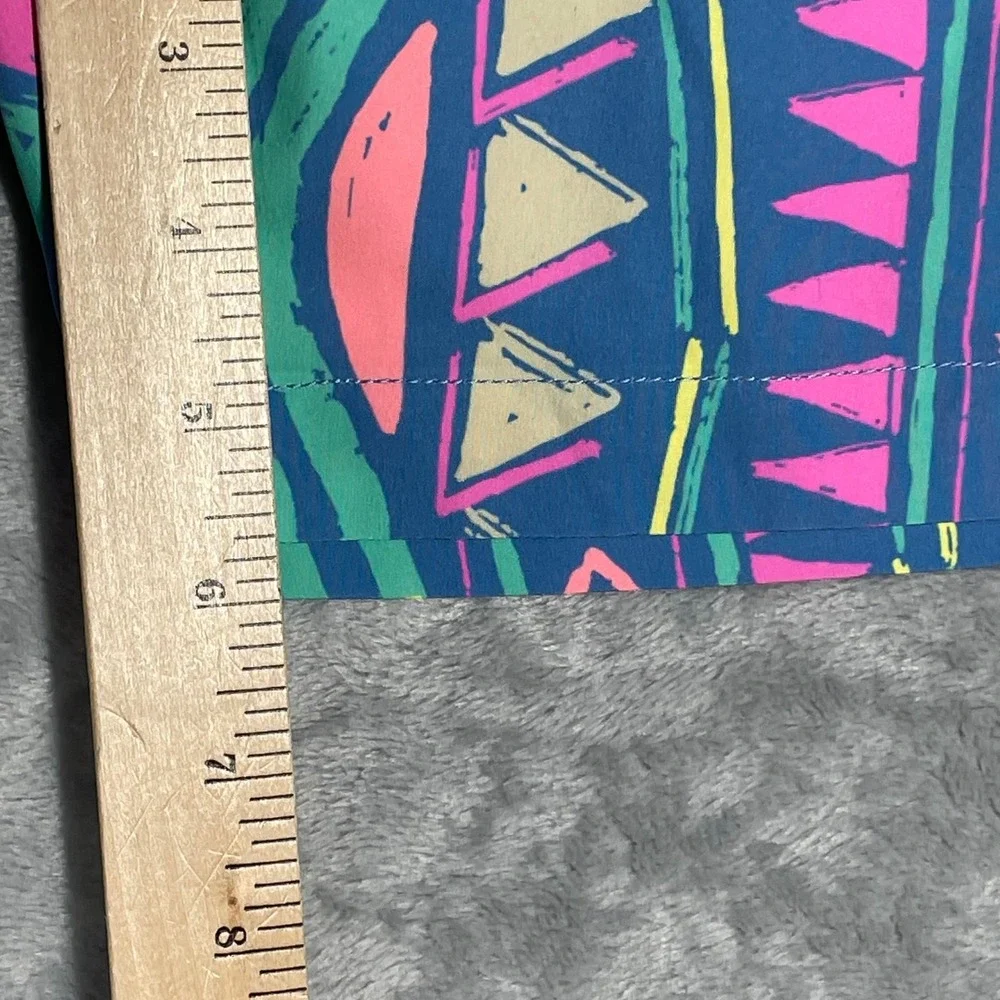 Chubbies The Long Timers Boardshorts Mens 30 Blue Neon 90s Retro 6 Inseam NEW